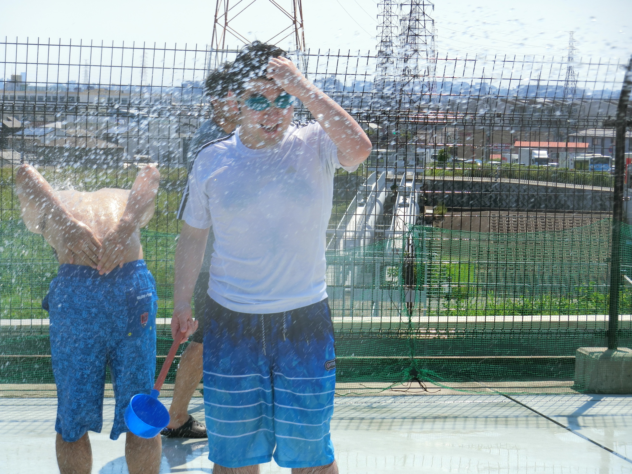水遊び